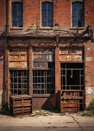 dilapidated building,abandoned building,middleport,humberstone,old factory building,brickyards,warehouses,shopworn,old brick building,dilapidated,derelict,old factory,brownfields,dereliction,warehouse,brickworks,old windows,abandoned factory,brownfield,outworn,Illustration,American Style,American Style 11