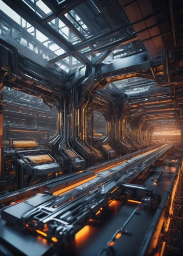 spaceship interior,arktika,arcology,nostromo,cryengine,crossbeams,labyrinthian,industrial tubes,sulaco,rorqual,scifi,spaceship space,mining facility,conduits,futuristic landscape,cyberview,airlock,conduit,refineria,northrail,Art,Classical Oil Painting,Classical Oil Painting 24