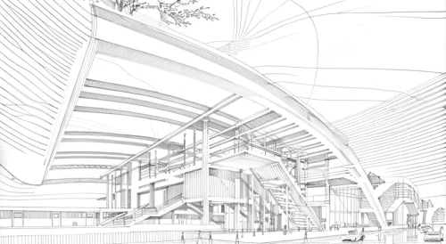 sketchup,unbuilt,revit,arcology,skyways,kirrarchitecture,mono-line line art,line drawing,underdrawing,architectonic,roughs,moscone,architettura,skybridge,daylighting,damrosch,renderings,mipim,penciling,densification,Design Sketch,Design Sketch,Hand-drawn Line Art