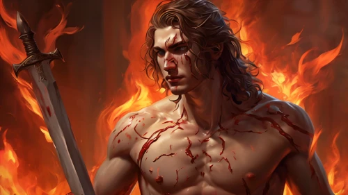 maedhros,firebrand,shadrach,northman,seregil,deathstalker,ifrit,sawney,hellstrom,schuldiner,gisulf,tandava,arawn,fireheart,hephaestus,daemon,infernal,fingon,firelands,bloodaxe,Conceptual Art,Fantasy,Fantasy 01