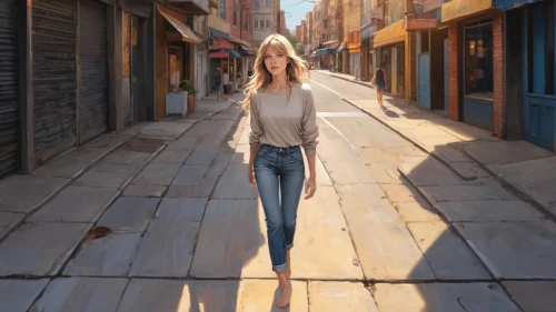 girl walking away,woman walking,narrow street,girl in a long,skinniest,alley,pedestrian,standing walking,alleyway,jeans background,alleyways,alleys,fashion street,old linden alley,high jeans,sidestreet,a pedestrian,tereshchuk,skinny jeans,shopping street