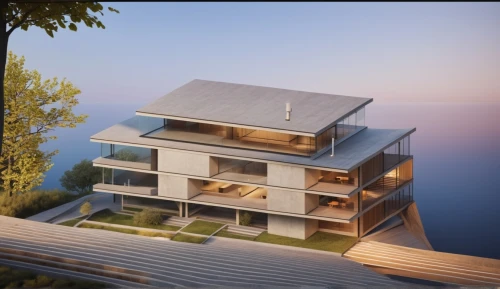 house by the water,dunes house,fresnaye,modern house,3d rendering,uluwatu,snohetta,prefab,modern architecture,house with lake,penthouses,cubic house,lefay,malaparte,mudanya,escala,inmobiliaria,renders,associati,residensea,Photography,General,Realistic