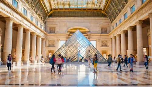 louvre museum,louvre,musée d'orsay,hall of nations,galleria,gct,trocadero,palais de chaillot,galerias,vittoriano,capitole,musei vaticani,capitolio,glyptotek,saint george's hall,glass pyramid,museums,amnh,esteqlal,museological,Illustration,Japanese style,Japanese Style 02