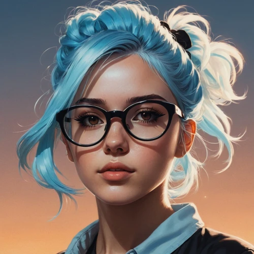 fantasy portrait,portrait background,girl portrait,world digital painting,digital painting,evie,vector girl,krita,custom portrait,karou,janna,cosima,spectacles,cielo,naimiy,mystical portrait of a girl,digital art,azzurra,color turquoise,girl drawing,Conceptual Art,Fantasy,Fantasy 32