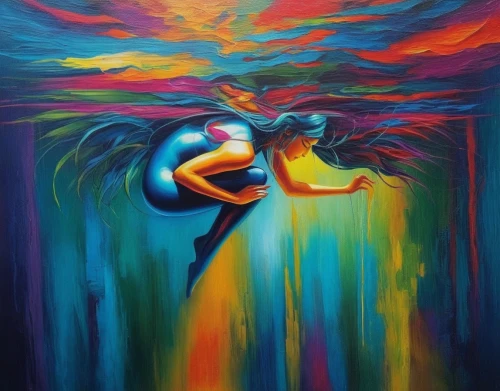 icarus,volador,dream art,volar,oil painting on canvas,immersed,archangel,girl with a dolphin,drowning,samuil,interdimensional,hallucination,imaginacion,singularity,ayahuasca,flying heart,baptism of christ,orpheus,winged heart,the archangel,Conceptual Art,Sci-Fi,Sci-Fi 05