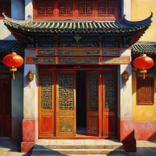 pingyao,asian architecture,chaozhou,shuozhou,qibao,hutong,gulangyu,guojie,qingcheng,hengdian,yangzhou,jingguang,tianxia,qingchuan,zhaozhou,shangqiu,qufu,baoqing,qianmen,sanshui,Illustration,Realistic Fantasy,Realistic Fantasy 30