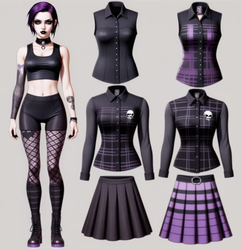 derivable,refashioned,punk design,gothic dress,morwen,goth woman,deathrock,houndstooth,women's clothing,gothic style,tartans,dressup,tartan colors,goth like,goth,tartan skirt,tartan background,gridded,blackfire,autumn plaid pattern,Unique,Design,Character Design