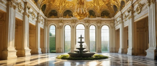 floor fountain,highclere castle,chambord,château de chambord,versailles,marble palace,royal interior,decorative fountains,dunrobin castle,certosa di pavia,orangerie,palladianism,royal castle of amboise,bath room,entrance hall,grandeur,ritzau,peterhof palace,highclere,enfilade,Conceptual Art,Fantasy,Fantasy 03