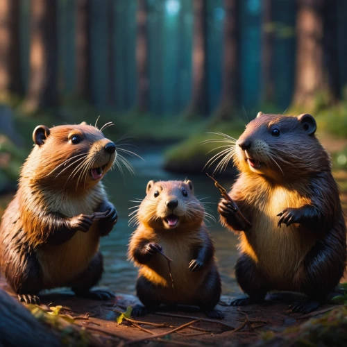 chipmunks,rodentia icons,mustelids,pikas,three friends,disneynature,weasels,treeshrews,groundhogs,squeers,squirrels,gophers,rodents,marmots,otters,dormice,woodland animals,otterness,backlit chipmunk,prairie dogs,Conceptual Art,Fantasy,Fantasy 03