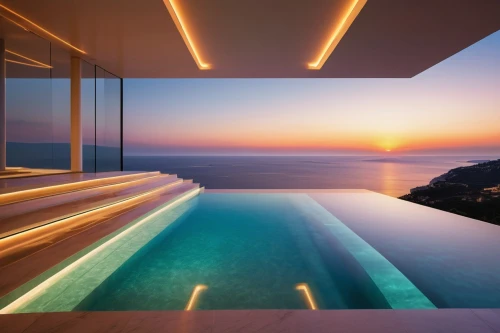 infinity swimming pool,amanresorts,penthouses,glass wall,window with sea view,luxury bathroom,dreamhouse,oceanview,ocean view,luxury property,oceanfront,roof top pool,beach house,lefay,glass window,beachhouse,pool house,holiday villa,dunes house,modern architecture,Illustration,Japanese style,Japanese Style 08