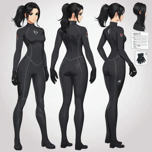 wetsuit,drysuit,wetsuits,catsuits,makoto,soejima,catsuit,karai,marmora,concept art,vector girl,protective suit,xeelee,spacesuit,black suit,gantz,minmei,asami,skintight,motoko,Unique,Design,Character Design