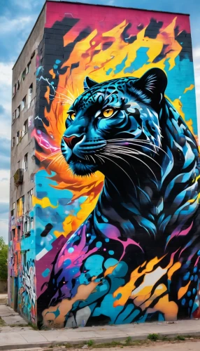 roa,welin,panther,montpellier,tigor,felino,panthera,blue tiger,hottiger,alleycat,seixal,graffiti art,jaguares,lyon,jaguars,skg,tiger,jaguar,krea,tigris,Conceptual Art,Graffiti Art,Graffiti Art 09