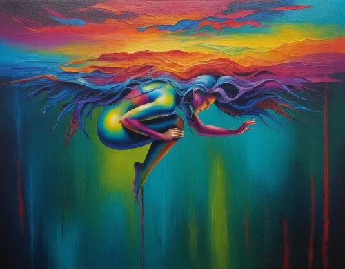 oil painting on canvas,fluidity,neon body painting,oil on canvas,dream art,dance with canvases,icarus,singularity,abstract painting,abstract rainbow,abstract artwork,ayahuasca,girl upside down,psychosynthesis,oil painting,colorful heart,vibrantly,bodypainting,pintura,hallucination,Conceptual Art,Sci-Fi,Sci-Fi 05