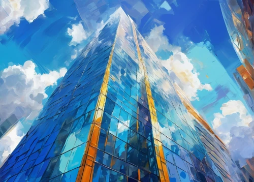 skyscraping,skycraper,skyscraper,cloudstreet,sky apartment,skyscrapers,sky city,glass building,supertall,skyscape,skyreach,the skyscraper,glass facades,glass wall,glass blocks,bluesky,highrises,tall buildings,cloudmont,citycell,Conceptual Art,Oil color,Oil Color 20