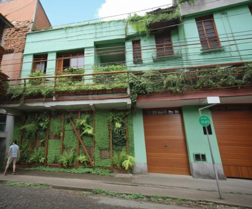 shophouse,shophouses,changkat,rowhouse,laneways,fordlandia,boardinghouse,lorong,eveleigh,greenstreet,hostels,laneway,philodendrons,frame house,vivienda,khlong,javanese traditional house,roof garden,house facade,tropical house,Photography,General,Realistic