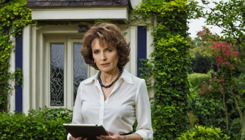 woman holding a smartphone,estate agent,ardant,rantzen,work in the garden,moneypenny,garden maintenance,fiorina,real estate agent,murkowski,kindleberger,smart house,girl in the garden,in the garden,landscapist,plantsman,mayoress,blandings,steenburgen,fenella,Illustration,Black and White,Black and White 23