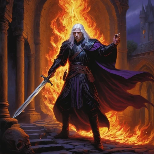 raistlin,aegon,drizzt,seregil,mordenkainen,elendil,malazan,glorfindel,targaryen,finrod,fire master,vlad,pyromaniac,gandalf,sorceror,halvdan,nargothrond,sorcerer,geralt,burning torch,Conceptual Art,Fantasy,Fantasy 28