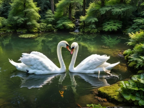 swan pair,swan lake,canadian swans,flamingo couple,swans,baby swans,swan family,young swans,nature love,bird couple,trumpeter swans,lily pond,swanning,white swan,two flamingo,lilly pond,cygnets,romantic scene,beautiful couple,a pair of geese,Photography,General,Natural