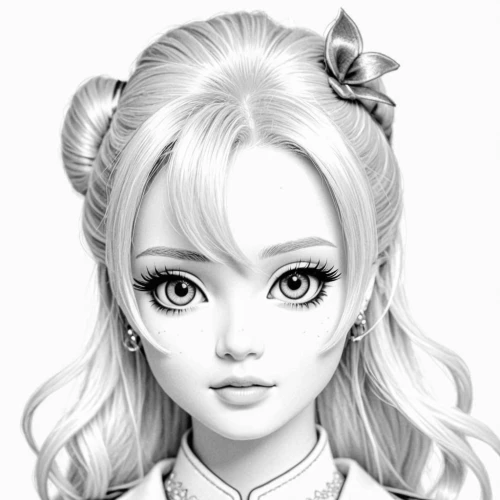 doll's facial features,hagio,girl doll,hinoue,momoko,ginta,bjd,daiyu,pacifica,girl portrait,gyaru,minako,satoko,nitaya,dressup,wenxia,bratzke,like doll,mikimoto,young girl,Design Sketch,Design Sketch,Black and white Comic