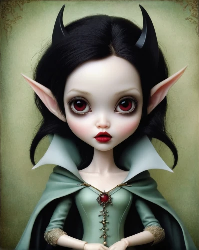 bjd,morwen,elfie,dollmaker,malefic,demoness,vladislaus,drusilla,fairy tale character,violet head elf,evil fairy,elf,elfin,gothic portrait,duende,narcissa,fantasy portrait,pernicious,nimue,saria,Illustration,Abstract Fantasy,Abstract Fantasy 10