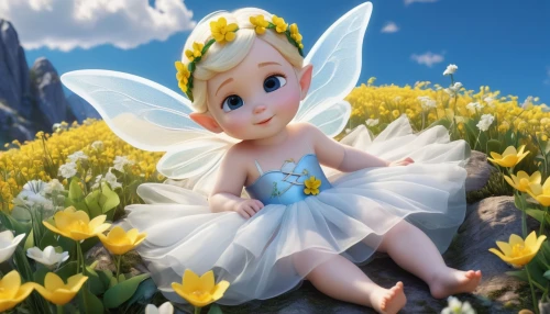 tinkerbell,little girl fairy,flower fairy,fairy,garden fairy,fairies,little angel,tink,thumbelina,rosa ' the fairy,love angel,cute cartoon character,spring background,fairyland,faerie,flower background,little angels,anjo,fairies aloft,faery,Unique,3D,3D Character