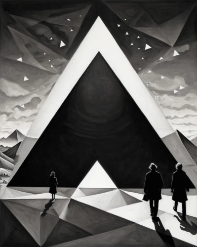 triangles background,pyramids,triforce,triangles,explorers,low poly,triad,triangle,pyramid,polygonal,diamond background,oxenhorn,trianguli,thatgamecompany,travelers,lowpoly,octahedron,geometric shapes,equilateral,triangularis,Illustration,Abstract Fantasy,Abstract Fantasy 09