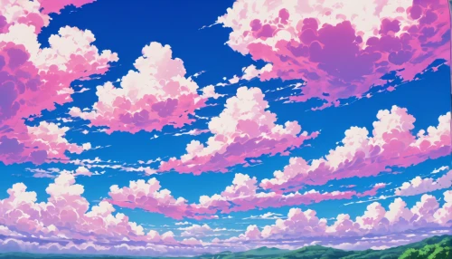 sky,clouds - sky,sky clouds,clouds,cloudmont,cloudstreet,skies,summer sky,cielo,glistening clouds,cloudscape,cloudlike,dreamscape,heavenward,blue sky clouds,little clouds,the sky,skyboxes,pastel wallpaper,blooming field,Illustration,Japanese style,Japanese Style 05