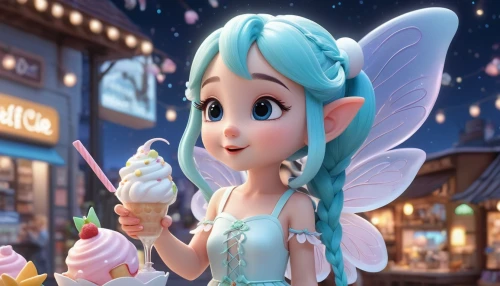 flurry,little girl fairy,fairy,snowville,the snow queen,cute cartoon character,fairy galaxy,fairies,tinkerbell,cute cartoon image,ice queen,rosa ' the fairy,aurora butterfly,kawaii ice cream,gelati,ice princess,elsa,fairie,glace,elf,Unique,3D,3D Character