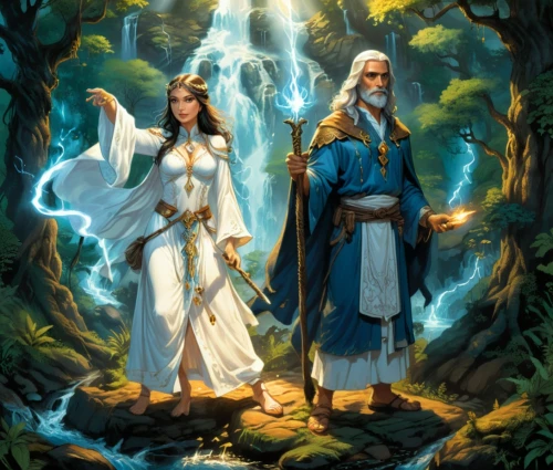 thingol,druids,dragonlance,fantasy picture,archangels,mythographers,lorien,silmarillion,fantasy art,sorceresses,priestesses,faires,noldor,everquest,ashtar,tuatha,seregil,sabriel,deities,alfheim,Illustration,American Style,American Style 13