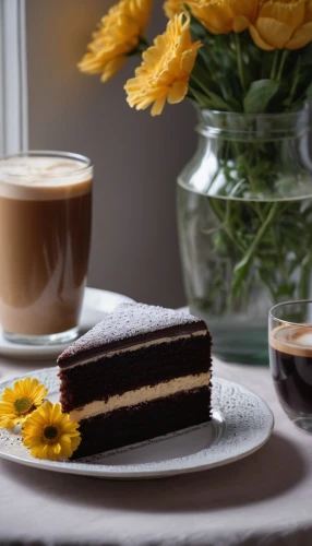 coffee and cake,danish nut cake,chocolate layer cake,reibekuchen,rye bread layer cake,eieerkuchen,torte,fika,tarta,currant cake,slice of cake,genoise,almond cake,swede cakes,floral with cappuccino,layer cake,tiramisu,kuchen,cream slices,vanillekipferl,Photography,General,Natural