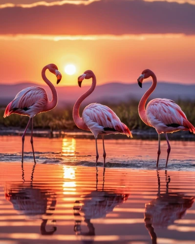 flamingo couple,cuba flamingos,flamingos,greater flamingo,flamingoes,two flamingo,pink flamingos,pink flamingo,flamingo,flamencos,colorful birds,etosha,loving couple sunrise,flamingo pattern,tropical birds,flamingo with shadow,spoonbills,migratory birds,birds with heart,water birds,Photography,General,Realistic