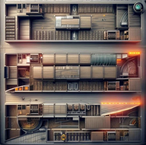 katarn,multi storey car park,vehicle storage,habitaciones,sector,construction set,parkade,bunker,apartment,smeltery,cargo containers,apartments,apartment house,garages,an apartment,storage,development concept,storages,sets,garage