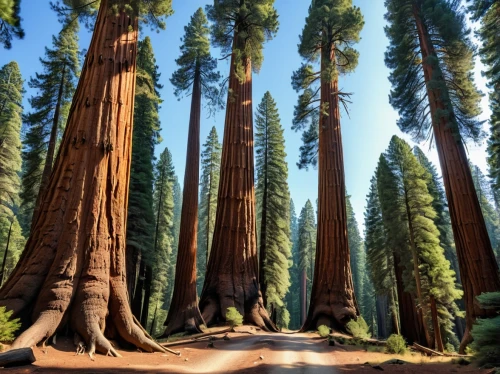 sequoias,sequoia,redwood,sequoiadendron,redwood tree,cypresses,pine forest,big trees,metasequoia,spruce forest,cartoon forest,pine trees,fir forest,coniferous forest,sempervirens,northwest forest,tree grove,grove of trees,spruce trees,trees,Photography,General,Realistic