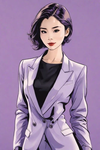 manhwa,haeju,business woman,businesswoman,spy visual,takayo,mizuhara,furuta,pauling,junji,chaebol,asami,munhwa,chungli,purple background,ilhwa,misato,taeko,business girl,kahi,Digital Art,Comic