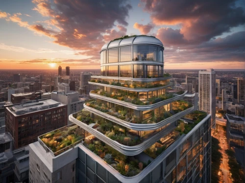 sky apartment,roof garden,glass building,residential tower,penthouses,the energy tower,skyscapers,escala,skyloft,futuristic architecture,towergroup,renaissance tower,planta,sky ladder plant,turtle tower,lofts,greenhouse effect,roof terrace,skyscraper,high rise building,Conceptual Art,Sci-Fi,Sci-Fi 11