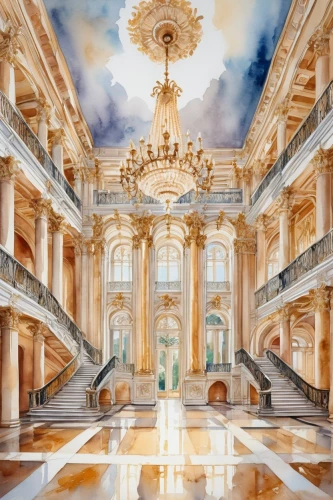 bolshoi,marble palace,peterhof palace,neoclassical,vittoriano,neoclassicism,mikhailovsky,peterhof,burgtheater,saint isaac's cathedral,the lviv opera house,lubyanka,hall of nations,campidoglio,smolny,versailles,hermitage,vatican,europe palace,saintpetersburg,Illustration,Paper based,Paper Based 25