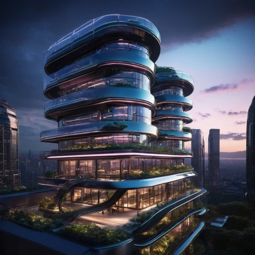 futuristic architecture,arcology,sky space concept,escala,sky apartment,futuristic landscape,penthouses,skyscapers,skylstad,cyberjaya,damac,the energy tower,largest hotel in dubai,singapore landmark,residential tower,solar cell base,sathorn,tallest hotel dubai,vdara,futuristic art museum,Illustration,Abstract Fantasy,Abstract Fantasy 18