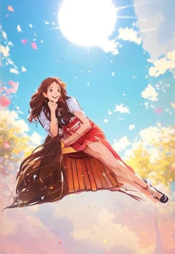 aerith,autumn background,japanese sakura background,little girl in wind,summerwind,orihime,kokia,sakura background,falling on leaves,autumn sun,autumn sky,autumn theme,flounce,falling flowers,wind,windy,katara,spinaway,spring leaf background,floaty,Common,Common,Japanese Manga