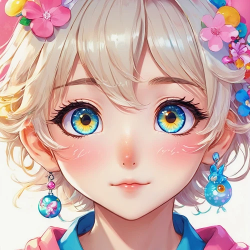 sakamaki,ann,yachi,nanami,eloise,heterochromia,lumi,junko,irabu,kotova,krita,marinette,mari,edit icon,decora,bloomie,kii,jiarui,pitou,kokoro,Illustration,Japanese style,Japanese Style 02