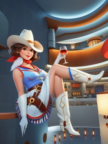 cowgirl,rockette,retro girl,bombshells,retro woman,retro pin up girl,cowgirls,delta sailor,majorette,lady medic,pin-up girl,retro pin up girls,cowpoke,cigarette girl,oktoberfest background,pin up girl,retro women,guerette,pin-up girls,pin ups,Unique,3D,3D Character