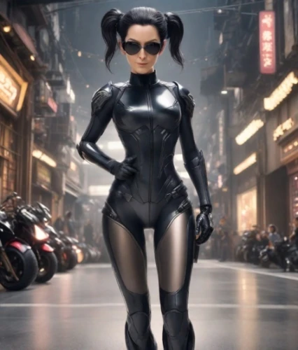 alita,catwoman,catsuits,catsuit,domino,blackfire,zenonas,atrix,villainess,rubber doll,anime 3d,fembot,selina,elastigirl,vayne,enthiran,cyberangels,animatrix,grrl,superheroine