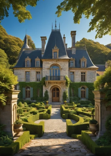 chateau,ritzau,maison,fairytale castle,french building,fairy tale castle,chateaux,manoir,chateauesque,palladianism,chateau margaux,manor,dumanoir,provencale,dreamhouse,french digital background,country estate,france,villenueve,duvillard,Conceptual Art,Sci-Fi,Sci-Fi 18