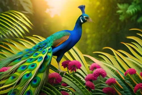 tropical bird,blue parrot,colorful birds,tropical birds,tropical bird climber,disneynature,exotic bird,blue peacock,peacock,bird of paradise,an ornamental bird,parrotbills,fairy peacock,male peacock,birds of paradise,madagascan,pfau,blue parakeet,nature bird,parrotheads