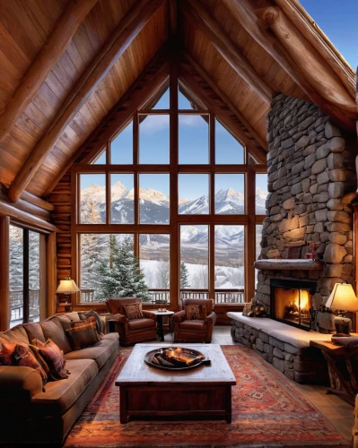 the cabin in the mountains,alpine style,chalet,log cabin,coziness,fire place,house in the mountains,log home,winter house,warm and cozy,snow house,beautiful home,house in mountains,coziest,snowed in,fireplaces,fireplace,snow roof,cabin,winter window,Conceptual Art,Oil color,Oil Color 03