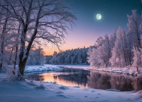 winter night,winter landscape,snowy landscape,winter magic,moon seeing ice,winter dream,winter forest,snow landscape,winter background,moonlit night,winter lake,frozen bubble,winter morning,wintersun,silent night,ice landscape,frozen lake,christmas landscape,russian winter,finlandia,Photography,General,Natural