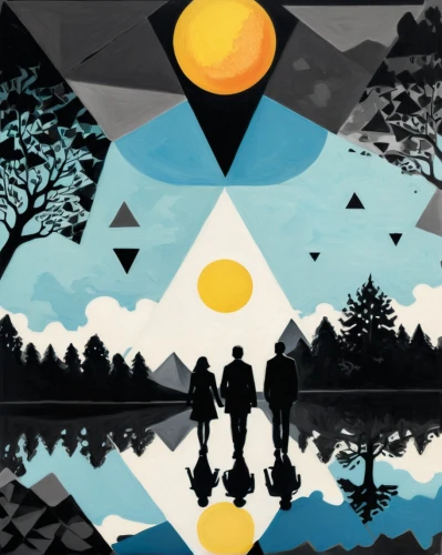 couple silhouette,map silhouette,silhouette art,triangles background,vintage couple silhouette,low poly,midlake,art silhouette,emancipator,luminism,kaleidoscape,mgmt,vector graphic,silhouettes,jazzist,vector image,tycho,abstract silhouette,duenas,kaleidoscope art,Illustration,Abstract Fantasy,Abstract Fantasy 14