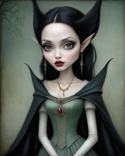 gothic portrait,gothic woman,malefic,morwen,vampire lady,demoness,vampire woman,vampy,drusilla,evil fairy,dollmaker,vampyres,fairy tale character,pernicious,drac,bewitch,fantasy portrait,vampyre,nimue,dhampir,Illustration,Paper based,Paper Based 05