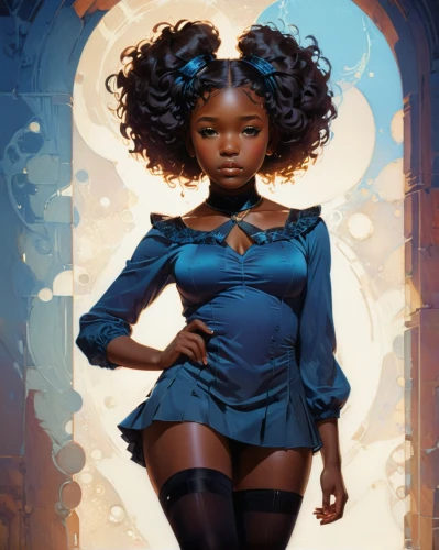 afrofuturism,teferi,buika,binti,celestina,oshun,nubia,niobe,sarafina,toccara,kunbi,ororo,afro american girls,azealia,lachanze,fantasy portrait,amaka,lumidee,korana,azari,Illustration,Abstract Fantasy,Abstract Fantasy 20