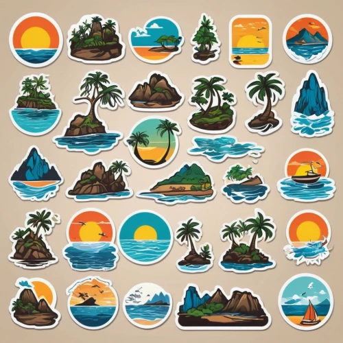 summer icons,icon set,fruits icons,set of icons,summer clip art,palm tree vector,ice cream icons,houses clipart,clipart sticker,icon pack,palmtrees,fruit icons,islands,palm trees,drink icons,landmasses,coconut trees,scrapbook clip art,social icons,resorts,Unique,Design,Sticker
