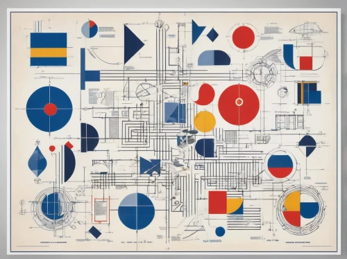 blueprints,buchla,tufte,chermayeff,constructivist,henningsen,aicher,deconstructivist,gillmor,paolozzi,bauhaus,blueprint,archigram,blueprinting,mondriaan,schematics,cd cover,rauschenberg,constructivism,carnogursky,Art,Artistic Painting,Artistic Painting 43